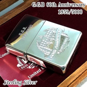 限定 ZIPPO ライター 純銀 スターリングシルバー G.G.B 60周年記念 レア 1992年製 一点物 ジッポ Limited Edition 絶版 ビンテージ 