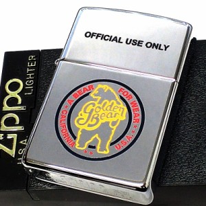 ZIPPO ライター 1点物 ゴールデンベアー レア ジッポ goldenbear ビンテージ おしゃれ 廃盤 かわいい 珍しい ヴィンテージ 未使用品