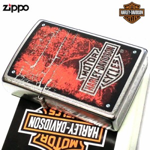 ZIPPO ハーレー ダビッドソン ジッポー ライター ビンテージ レッド ロゴ シルバー かっこいい 渋い おしゃれ メンズ プレゼント