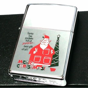 ZIPPO ライター レア  1999年製 クリスマス 1点物 ジッポ  絶版 ヴィンテージ Xmas サンタ シルバー ビンテージ 未使用品 珍しい 