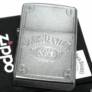 ジッポ ライター ジャックダニエル ZIPPO シルバー お酒 Jack Daniels サテンクローム仕上げ ウイスキー かっこいい ギフト 渋い プレゼ