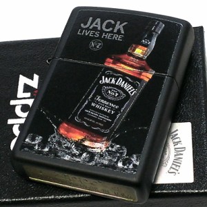 ZIPPO ライター ジャックダニエル ジッポ ブラック Jack Daniels 黒 かっこいい お酒 ウィスキー おしゃれ メンズ ギフト プレゼント