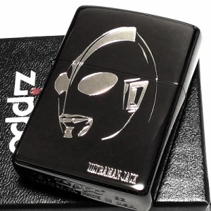 ZIPPO ライター ウルトラマンジャック 帰ってきたウルトラマン ジッポ アニメ イオンブラック 円谷プロ 銀差し 両面加工