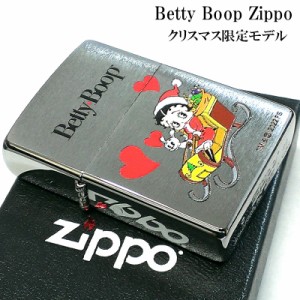 ZIPPO アニメ ベティ・ブープ サンタ 2022限定ジッポ ライター Betty Boop クリスマスモデル キャラクター ベティちゃん Xmas かわいい 