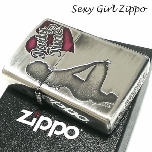 ZIPPO セクシー ジッポ ライター 銀イブシ仕上げ Sexy Girl ハート ジッポー 女性 レディース メンズ プレゼント ギフト