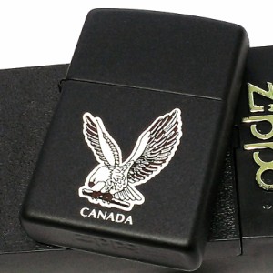 ZIPPOライター 1998年製 カナダ製 オンタリオ製 鷹 イーグル 廃盤 マットブラック ヴィンテージ レア ジッポ 絶版 珍しい メンズ ギフト