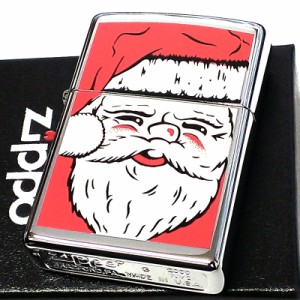 ZIPPO クリスマス レア ジッポ ライター 1点物 2000年製 ビンテージ 絶版 サンタ レッド 珍しい おしゃれ シルバー 