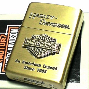 ZIPPO ライター ハーレーダビッドソン ジッポ アンティークブラス エスメタル 古美ゴールド HARLEY-DAVIDSON 日本限定モデル かっこいい