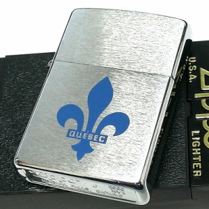 ZIPPO ライター カナダ製 2000年製 ケベック州 州旗 オンタリオ製 廃盤 レアジッポ ブルー ビンテージ 珍しい ヴィンテージ 絶版 