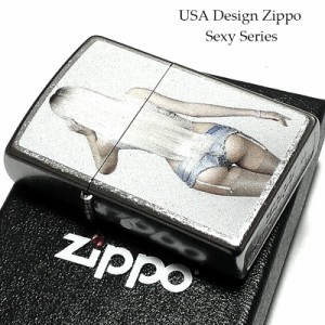 ZIPPO ライター セクシー シルバー ジッポ 女性 ロング ブロンド ヘアー かっこいい 個性的 おしゃれ アメリカン レディース メンズ ギフ