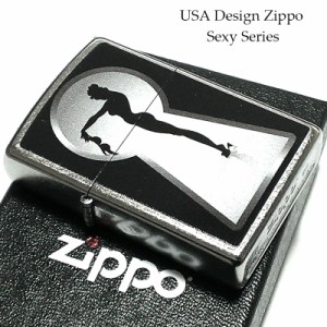 ジッポライター キーホール レディ セクシー ZIPPO シルバー かっこいい 黒 個性的 ブラック メンズ レディース プレゼント ギフト アメ