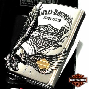 ZIPPO ライター ハーレーダビッドソン ジッポ 銀燻し イーグルメタル シルバー 国内限定モデル かっこいい 鷲 おしゃれ メンズ ギフト