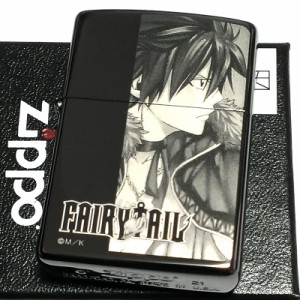 ZIPPO アニメ フェアリーテイル グレイ ジッポ ライター 真島ヒロ ブラック FAIRY TAIL キャラクター メンズ レディース ギフト プレゼン