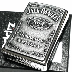 ジッポライター ジャックダニエル お酒 ジッポ シルバー JACK DANIELS メタル クロームハイポリッシュ 立体加工