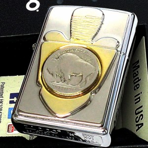 ZIPPO 一点物 2000年製 バッファローコイン レア ジッポ ライター 絶版 珍しい シルバー ヴィンテージ おしゃれ