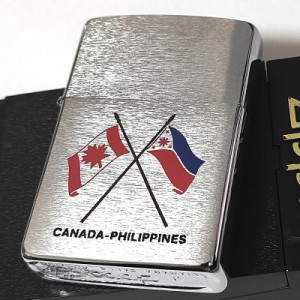 ZIPPO レア 1995年製 カナダ製 ジッポ ライター 国旗 オンタリオ製 フィリピン 珍しい ビンテージ 廃盤 ヴィンテージ