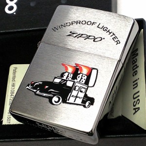 ZIPPO ライター ジッポカー ジッポ オールドデザイン シンプル ロゴ 車 シルバー おしゃれ レトロ かっこいい レディース メンズ