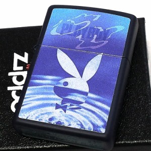 ZIPPOライター プレイボーイ ジッポー PLAYBOY ロゴ ブルー ラビット 青 紺 うさぎ クール おしゃれ かわいい かっこいい 可愛い ギフト 