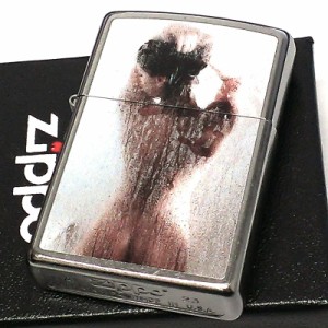 ZIPPO ライター Shower scene セクシー レディ 女性 シャワーシーン ジッポ シルバー 美しい メンズ おしゃれ レディース 