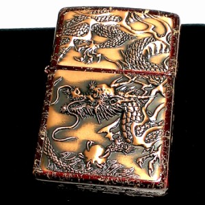 ZIPPO ライター ライズメタル 赤龍 金乱糸 赤 金 伝統工芸 ジッポ 本漆塗り かっこいい 竜 和柄 レッド ゴールド おしゃれ ドラゴン 高級