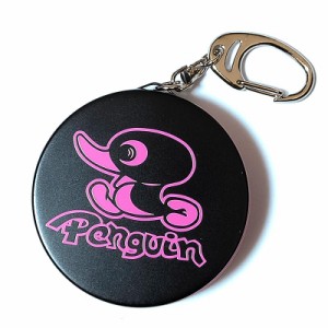 携帯灰皿 ブラック&ピンク ペンギン ’80クラシック キーホルダー付き おしゃれ 黒 かわいい アイコス メンズ 丸形 屋外 灰皿