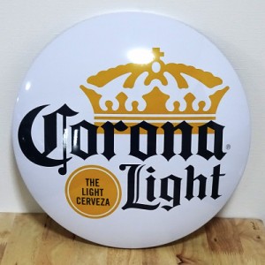 ブリキ看板 ビンテージ コロナ CORONA LIGHT ビール ドームメタルサイン 正規ライセンス品 アンティーク ガレージ アメリカン 雑貨