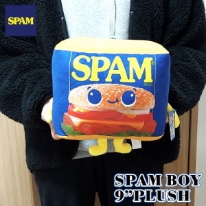 SPAM ぬいぐるみ かわいい 9インチ スパム BOY アメリカン 雑貨 男の子 キャラクター インテリア 可愛い ディスプレイ 人形 カフェ 店舗 