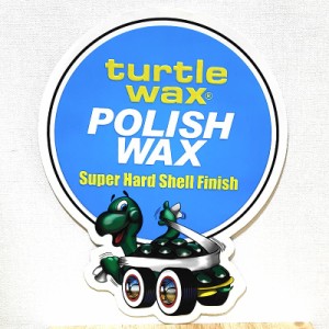 ブリキ看板 エンボスメタルサイン Turtle Wax アメリカン 雑貨 タートルワックス 車 かっこいい ガレージ ロゴ 壁飾り おしゃれ 亀