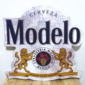 ブリキ看板 メタルサイン Modelo Seal アンティーク ロゴ ガレージ 壁飾り 正規ライセンス品 アメリカン 雑貨