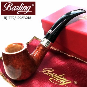 パイプ 喫煙具 Barling バーリング ベンジャミン 本体 高級 純銀 9mmフィルター たばこ スターリングシルバー スムース 天然木