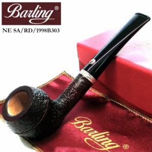 パイプ 本体 バーリング ネルソン Barling 純銀 9mm 喫煙具 スターリングシルバー サンドブラスト NELSON SA/RD 1817 ライオン 天然木