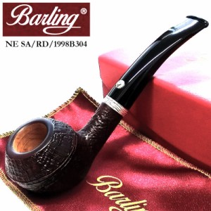 パイプ Barling バーリング ネルソン サンドブラスト 喫煙具 スターリングシルバー NELSON SA/RD 1819 純銀 ライオン