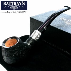 パイプ 本体 ラットレー Newcastle 04 喫煙具 ブラック たばこ 本体 ニューキャッスル 9mm サンドブラスト タバコ スコットランド製