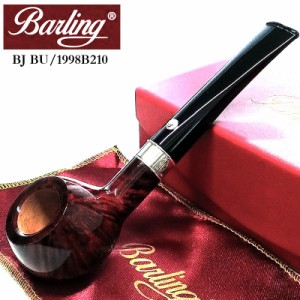 パイプ バーリング ベンジャミン 本体 高級 9mmフィルター Barling BENJAMIN スターリングシルバー 天然木 BJ BU 1818 純銀 ライオン 