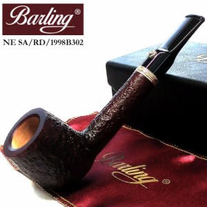 パイプ バーリング サンドブラスト ネルソン 喫煙具 純銀 9mmフィルター スターリングシルバー ライオン 天然木 Barling NELSON 