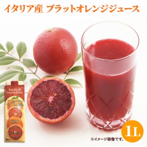 ブラッドオレンジジュース 1L ORTOGEL社 イタリア オレンジジュース 果汁100％ 添加物不使用 砂糖不使用 濃縮還元なし ストレートジュー