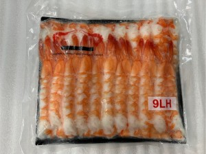 寿司海老 バナメイ 頭肉付 9LHサイズ 20枚入り 260グラム 冷凍 業務用 【エビ】