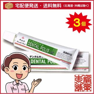 日本自然療法 デンタルポリスDX 80g×3本 プロポリス配合 歯磨き粉[宅配便・送料無料]