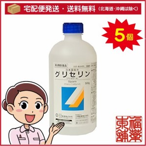 【第2類医薬品】大洋製薬 日本薬局方 グリセリン(500g)×5個 [宅配便・送料無料]