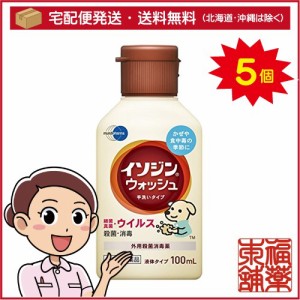 【第3類医薬品】イソジンウォッシュ(100ml)×5個 [宅配便・送料無料]