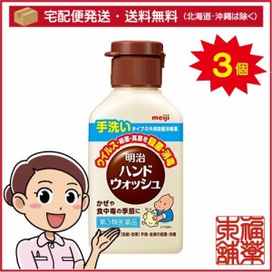 【第3類医薬品】明治ハンドウォッシュ(100ml)×3個 [宅配便・送料無料]