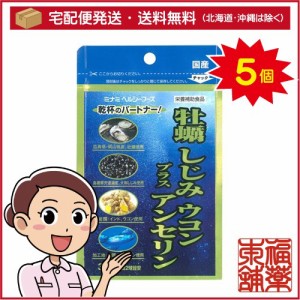 牡蠣しじみウコンプラスアンセリン(62球)×5個 [ゆうパケット・送料無料] 「YP20」