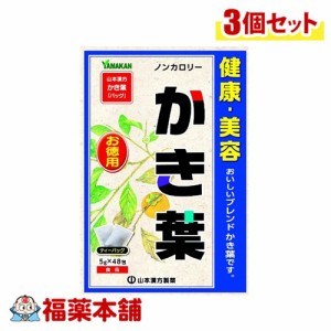 山本漢方 かき葉 大型 5g×48包×3個 [宅配便・送料無料]