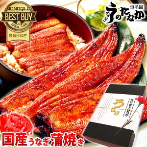 母の日 プレゼント 国産 うなぎ ギフト 蒲焼き 送料無料 うなぎのたなか 鰻 ギフト グルメ 化粧箱 3尾 [Cset][2〜3人用] AA