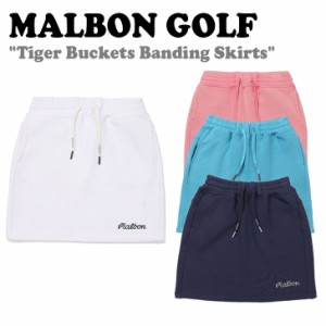 マルボンゴルフ MALBON GOLF レディース Tiger Buckets Banding Skirts 全4色 M2122PSK19SBL/WHT/NVY/PNK ウェア