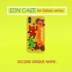 Galaxyシリーズ 韓国 ケース Galaxy S22 S21 GalaxyS22 Ultra Note20 Ultra S21+ SUNCASE NEON CHAIN YELLOW カバー お取り寄せ