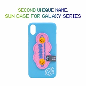 Galaxy シリーズ　Galaxy S21 ケース Galaxy S21+ Galaxy S21 Ultra 韓国 ベルト SUN CASE PATCH LIGHT BLUE for Galaxy カバー 正規商品