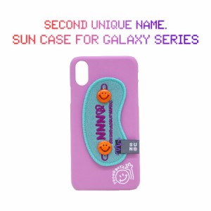Galaxy シリーズ　Galaxy S21 ケース Galaxy S21+ Galaxy S21 Ultra  韓国 ベルト SUN CASE PATCH PURPLE for Galaxy カバー ギャラクシ