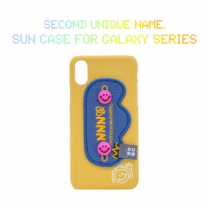 Galaxy シリーズ　Galaxy S21 ケース Galaxy S21+ Galaxy S21 Ultra  韓国 ベルト SUN CASE PATCH YELLOW for Galaxy カバー ギャラクシ