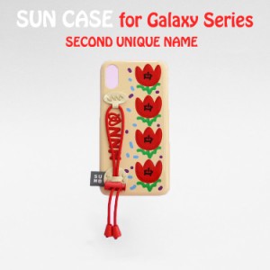 Galaxy シリーズ　Galaxy S21 ケース Galaxy S21+ Galaxy S21 Ultra 韓国 ベルト SUN CASE STRING GLOSSY DEEP IVORY TULIP カバー ギャ